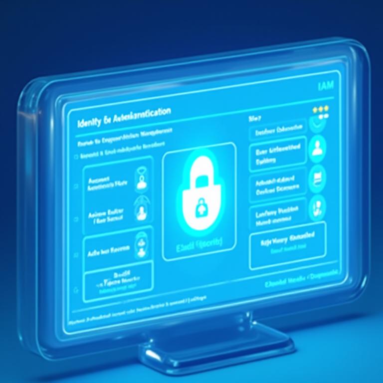 Identity and Access Management Dashboard Interface